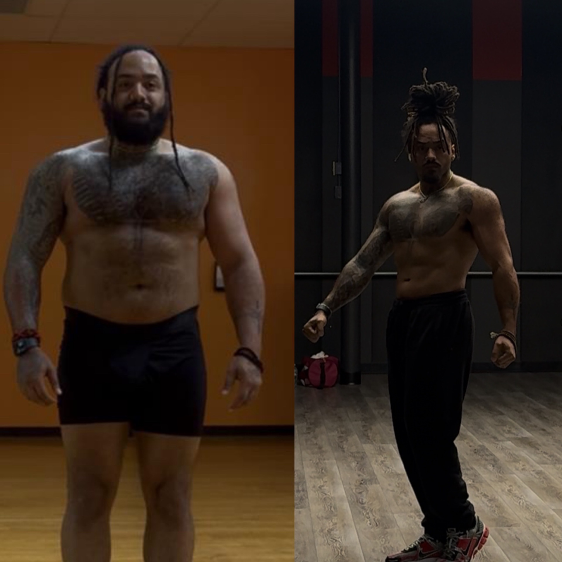 Elite Transformations client before and after